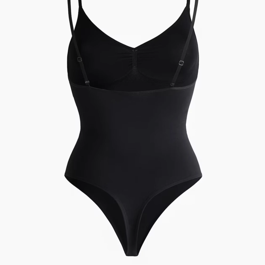 Svart bikini med v-ringad form - 1