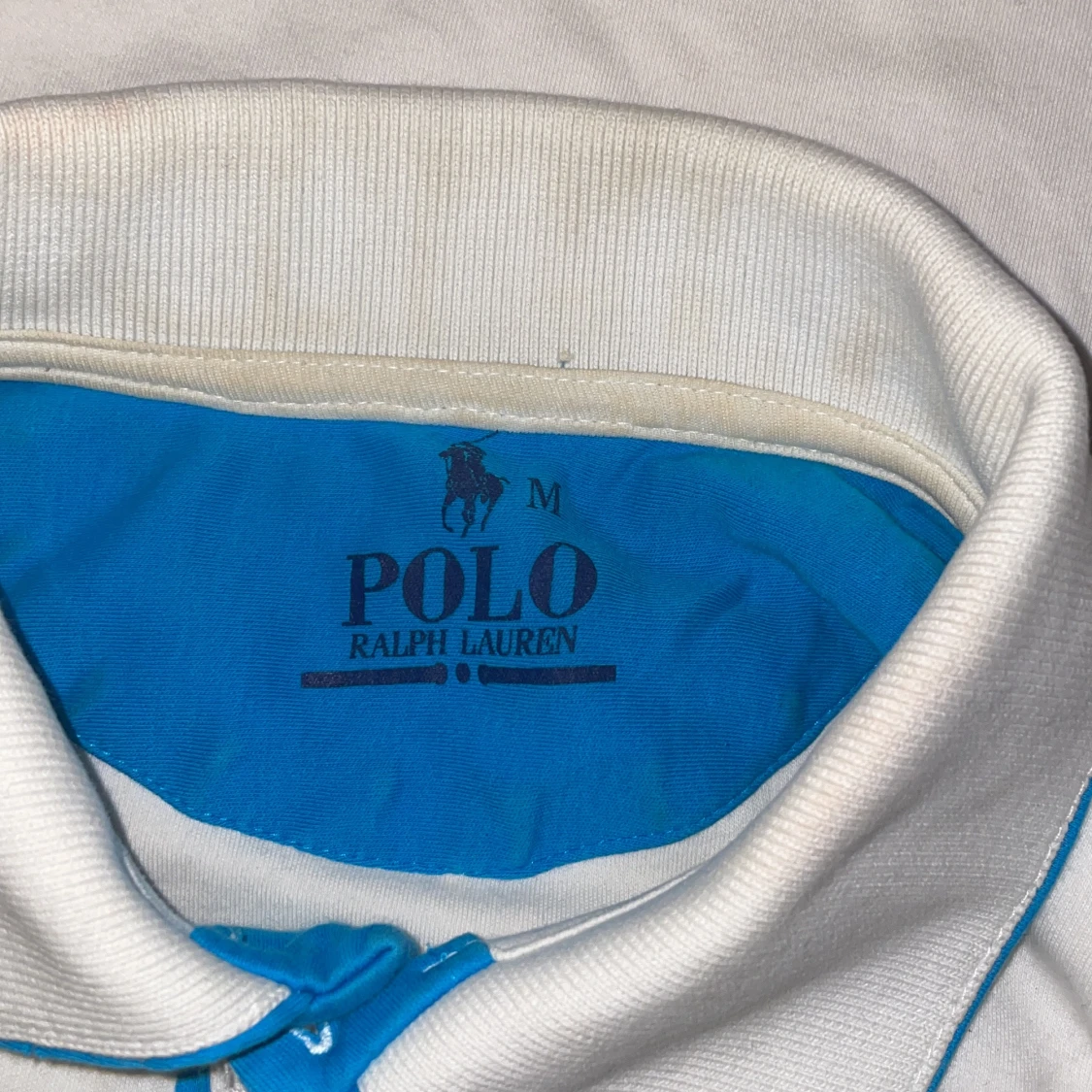 Vit polo från Ralph Lauren, M/S - 2