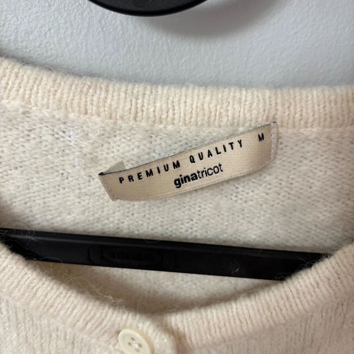 Vit kofta från Gina Tricot, M - 3