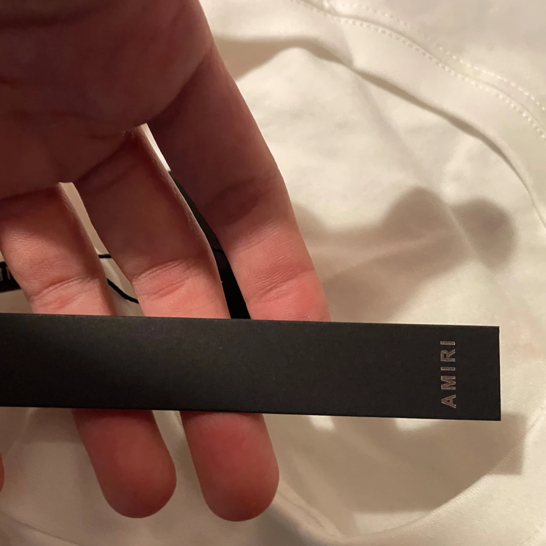 Vit AMIRI t-shirt med färgstänk - 3