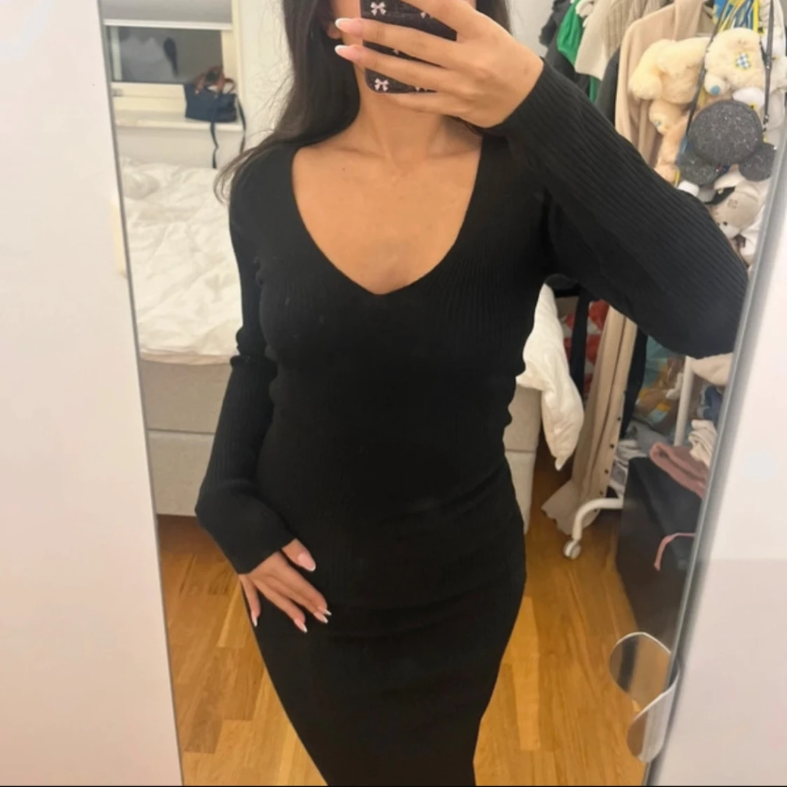 Stickad klänning - 1