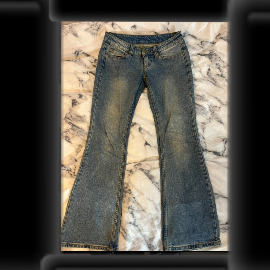 Lågmidjade bootcut jeans