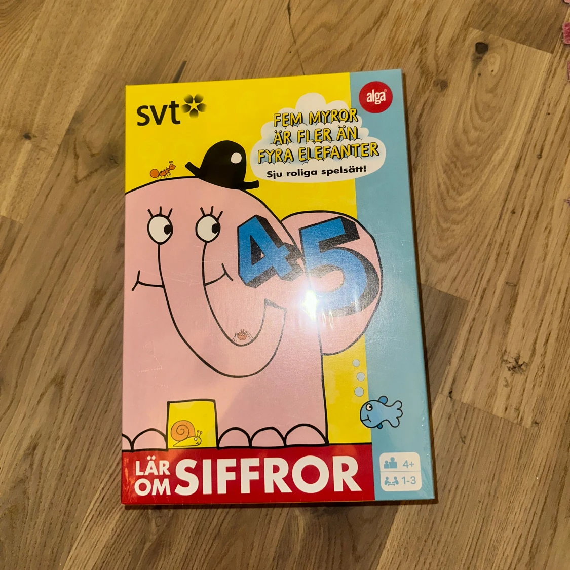 Lär om Siffror - Fem myror är fler än fyra elefanter