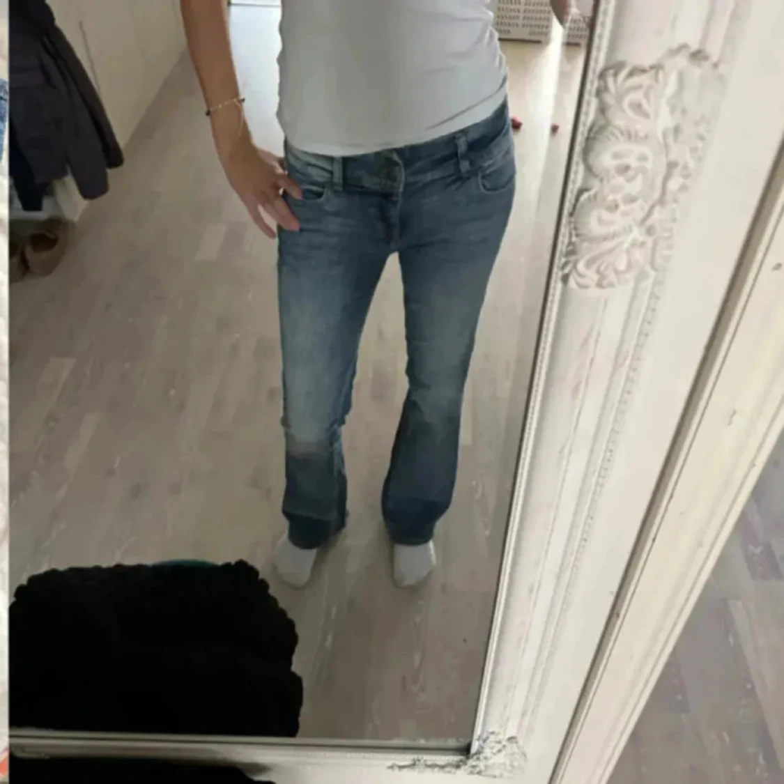 Lågmidjade bootcut jeans - 1