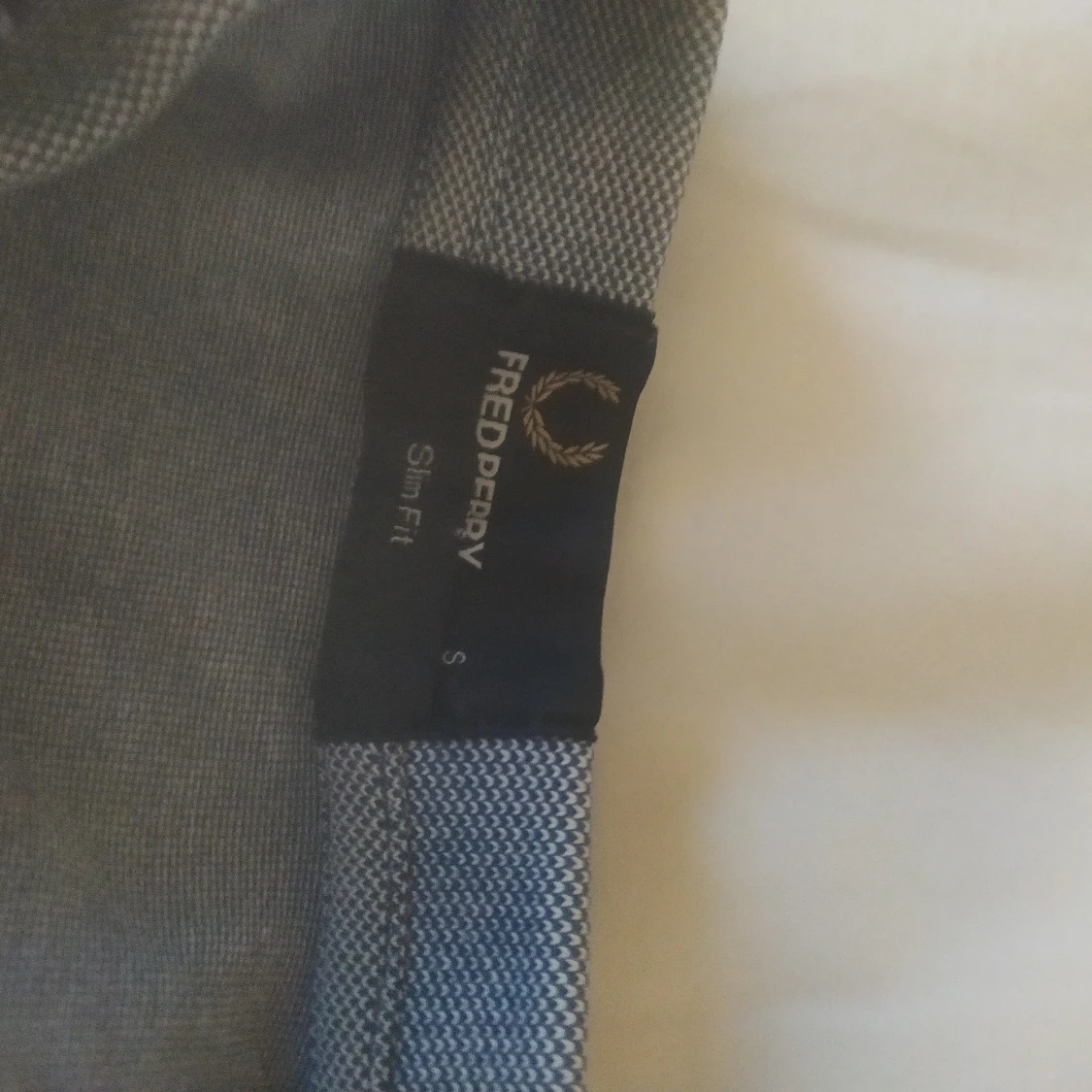 Blå Fred Perry pikéskjorta slim fit - 2