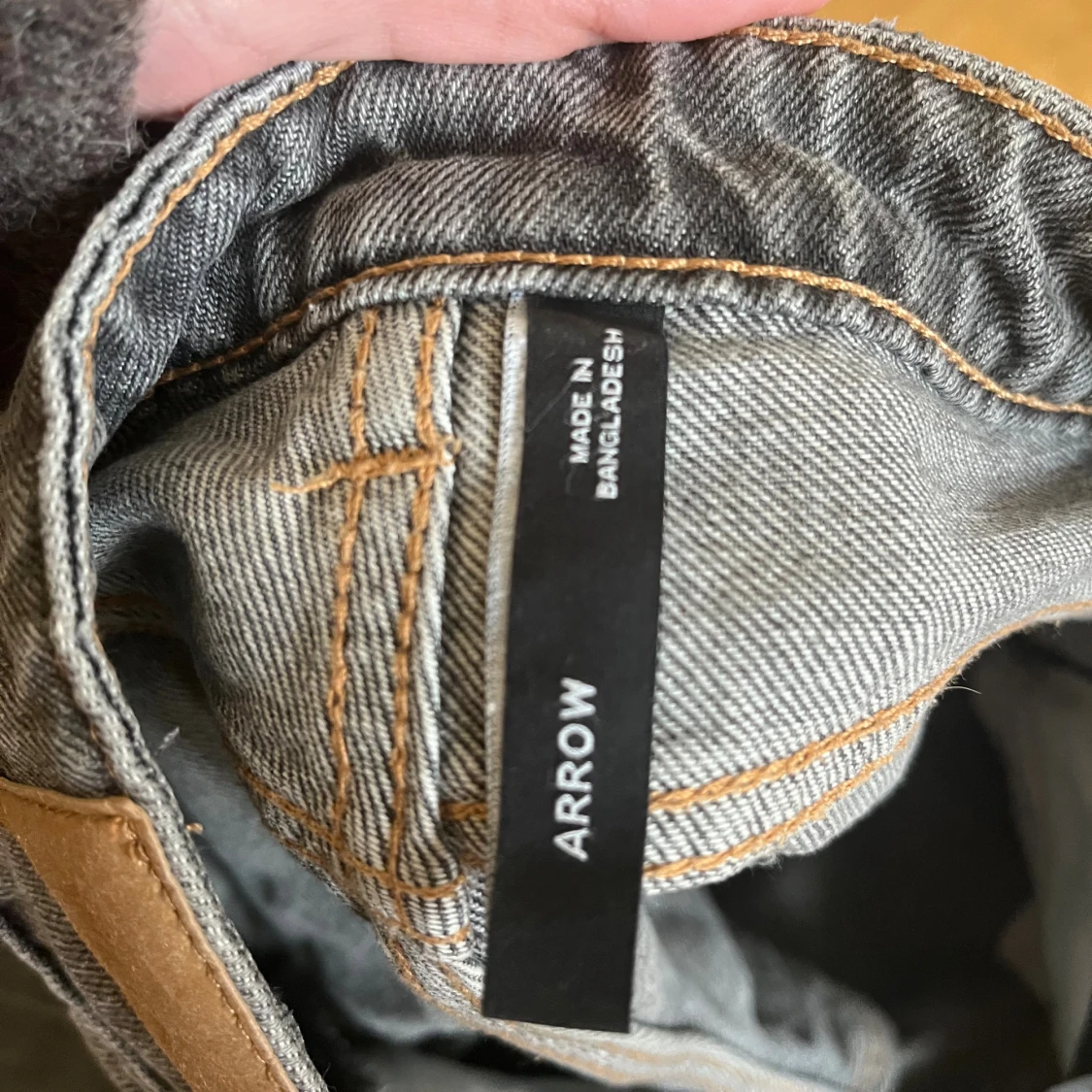 Gråa Weekday Arrow jeans straight fit - 3