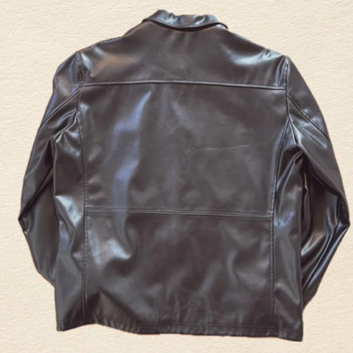 Svart skinnjacka från Zara - 1