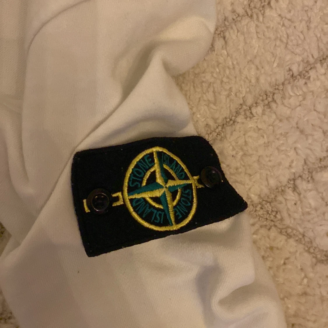 Vit Stone Island sweatshirt S - 3