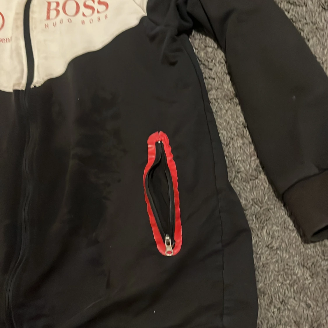 Svart och vit vindjacka Hugo Boss x Mercedes - 4