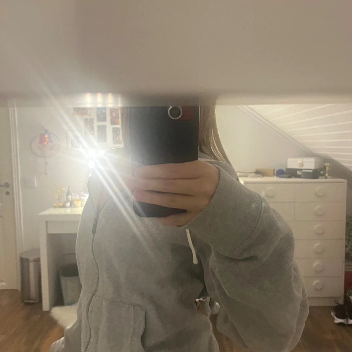 Grå hoodie från Polo Ralph Lauren - 2