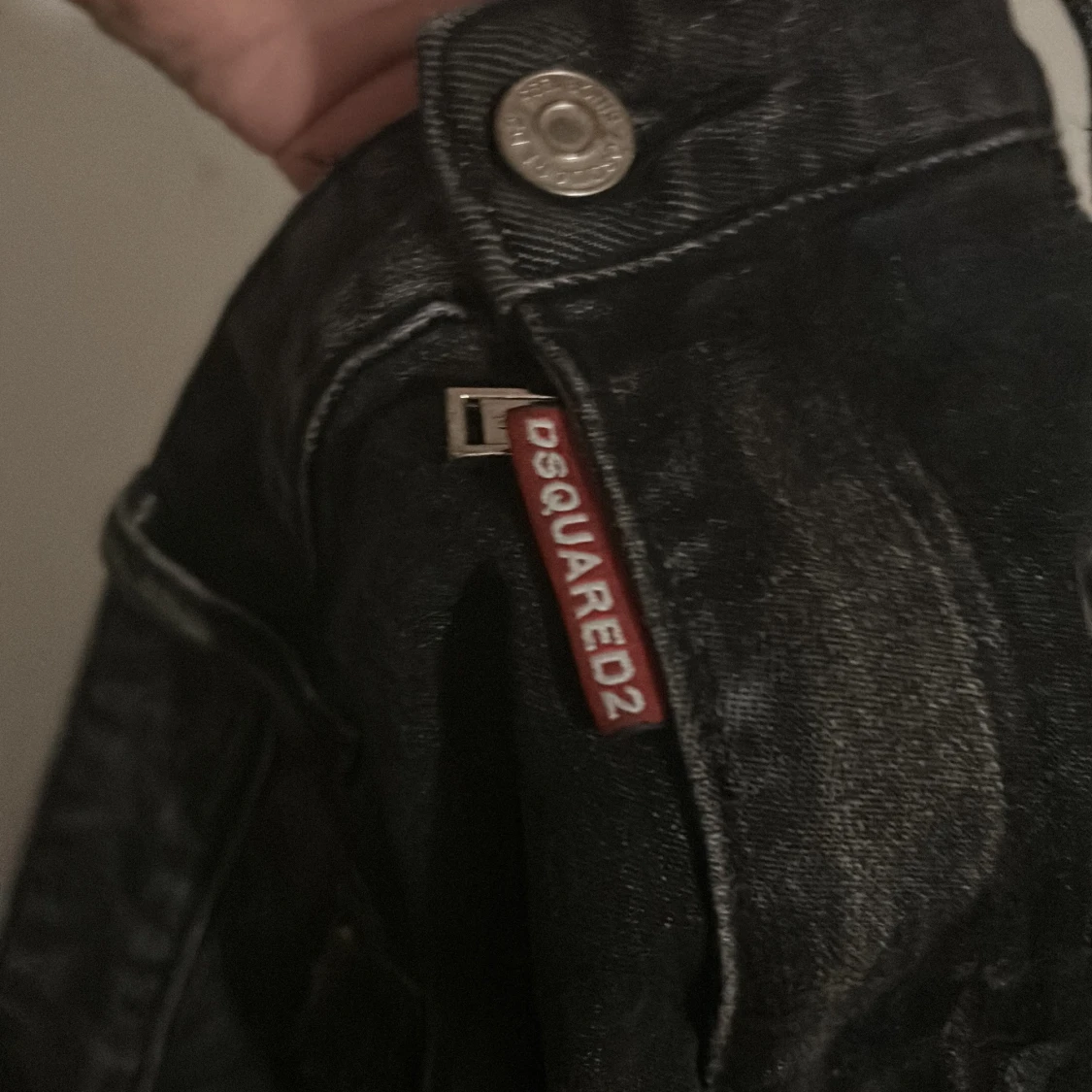 Svarta jeans från Dsquared2 med splatter - 4