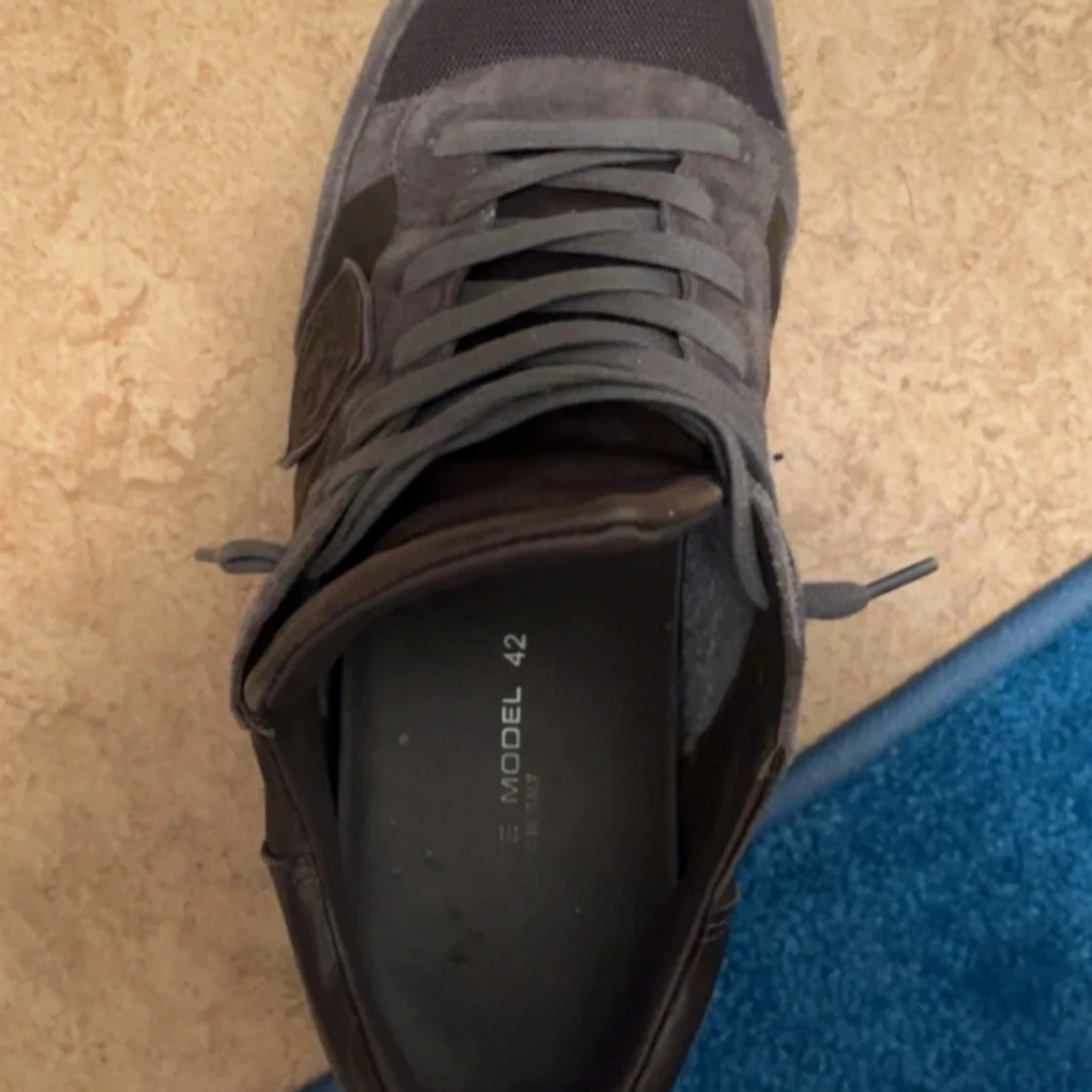 Philippe Model grå sneakers herr - 1