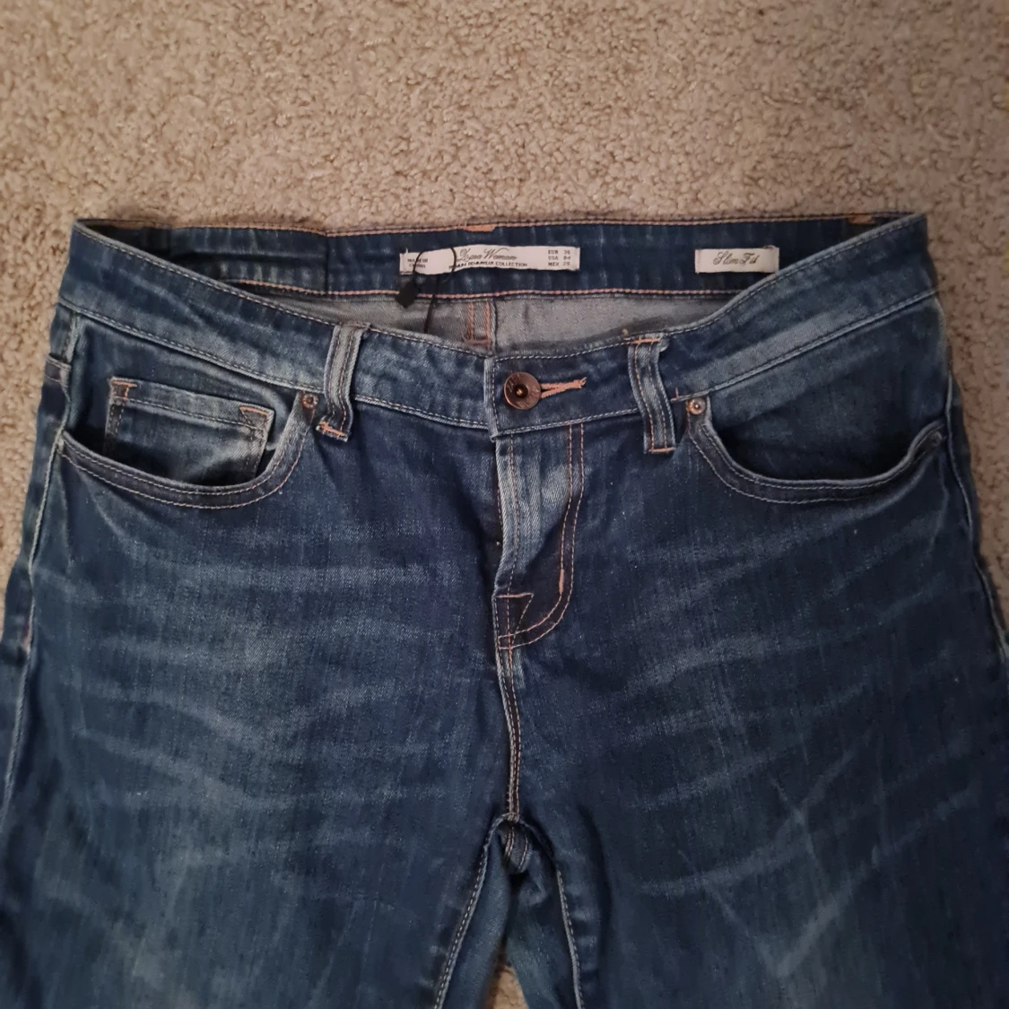 Blå jeans från zara - 2