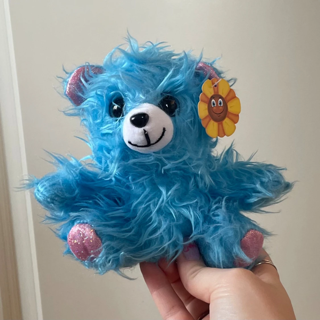 Blå gosedjursbjörn 