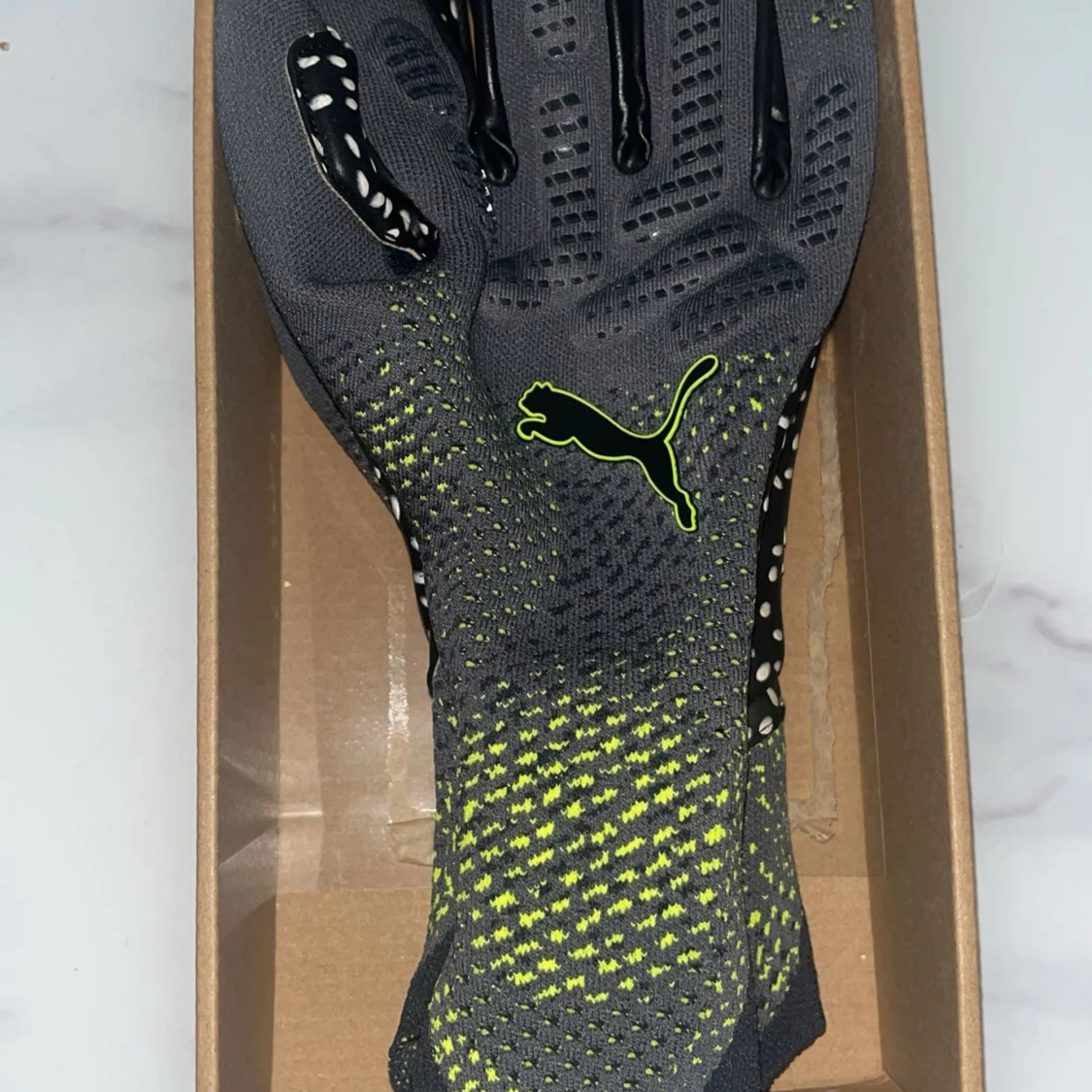 Puma målvaktshandskar svart/grå