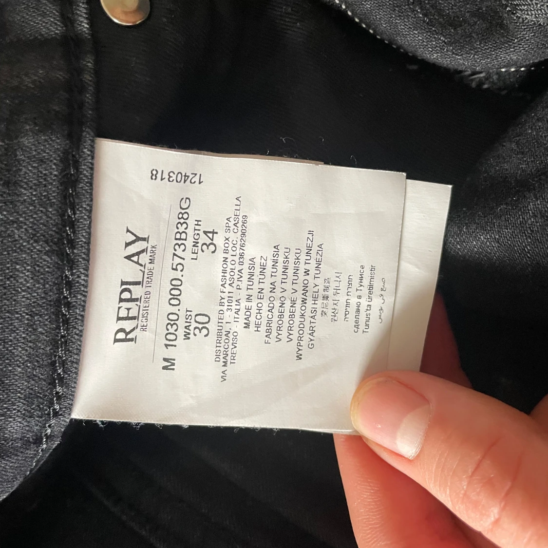 Svarta Replay jeans Sandot 30/34 - 3