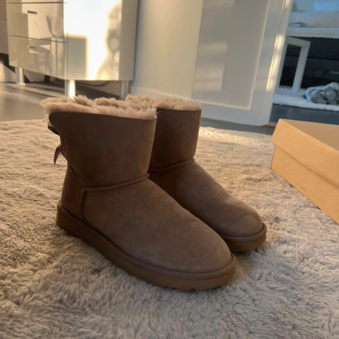 UGG boots med rosett och foder - 2