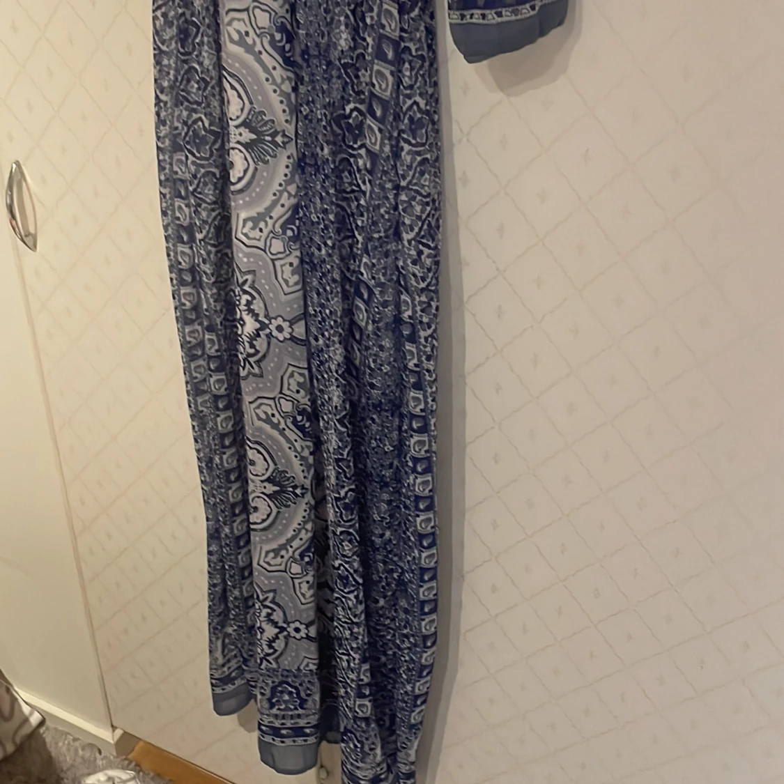 Blå bikbok klänning - 90