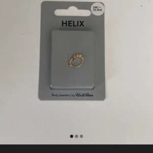 Guld Helix örhänge från Wildcat - Säljer ett snyggt guld Helix örhänge från uropenn. Perfekt för att ge din look lite extra bling! Det är ett body jewellery som passar bra för helix-piercingar. Nytt och oanvänt, fortfarande i förpackningen. ordinarie pris: 298 kr eller 29,99 €.💕