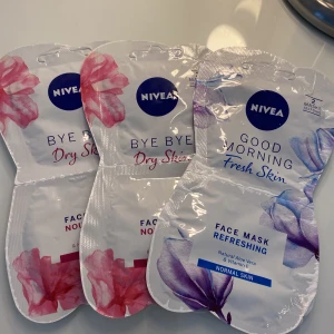 ansiktsmasker - 3 st helt nya ansiktsmasker från nivea, säljer alla tillsammans för 10 kr💓