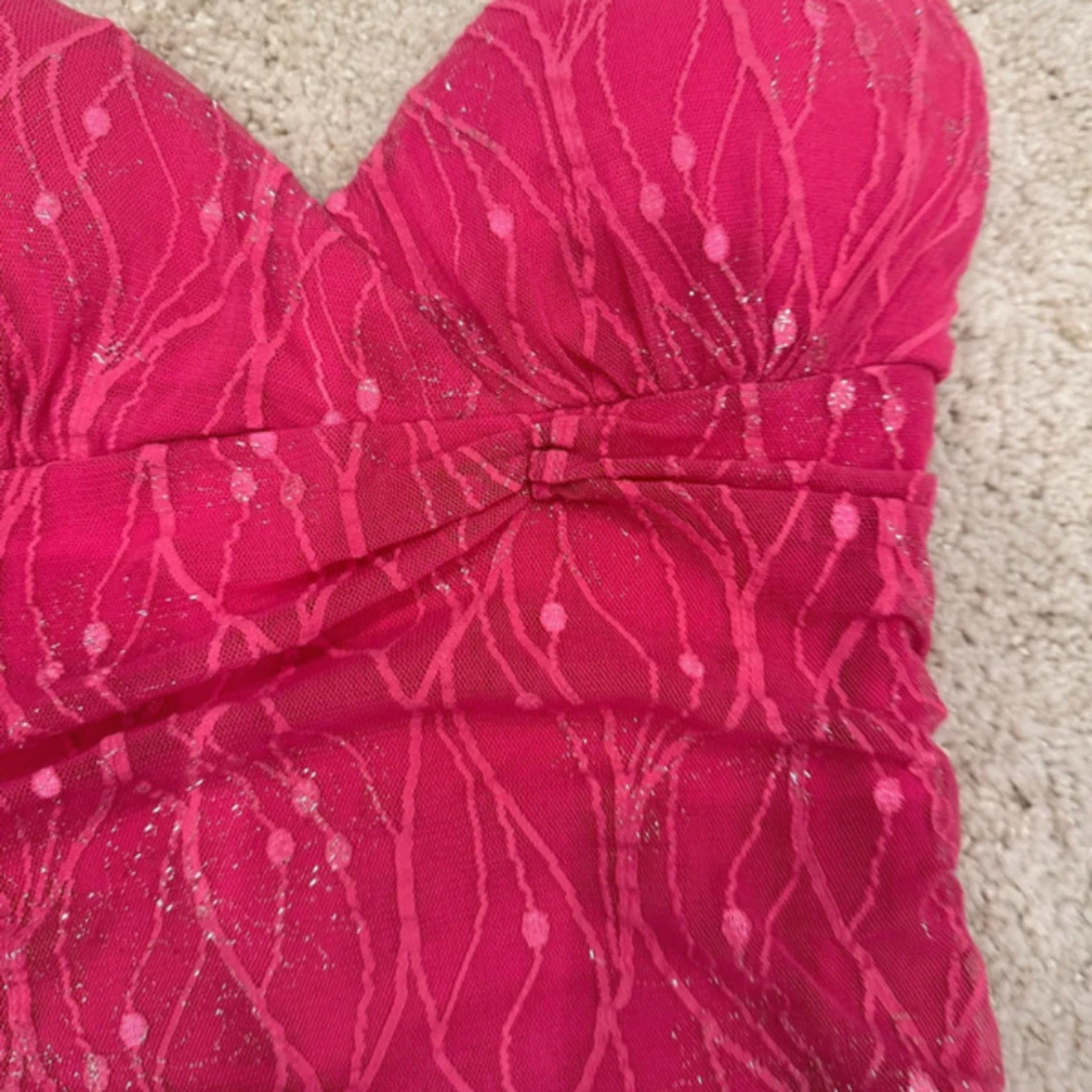 Y2k spets linne med glitter🫶 - 92