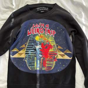 Balenciaga sweatshirt 'Join a Weird Trip'  Tröjan är från höst/vinter-kollektionen 2013-2014 och är i storlek S. Aningen slitet tryck enligt bilderna.