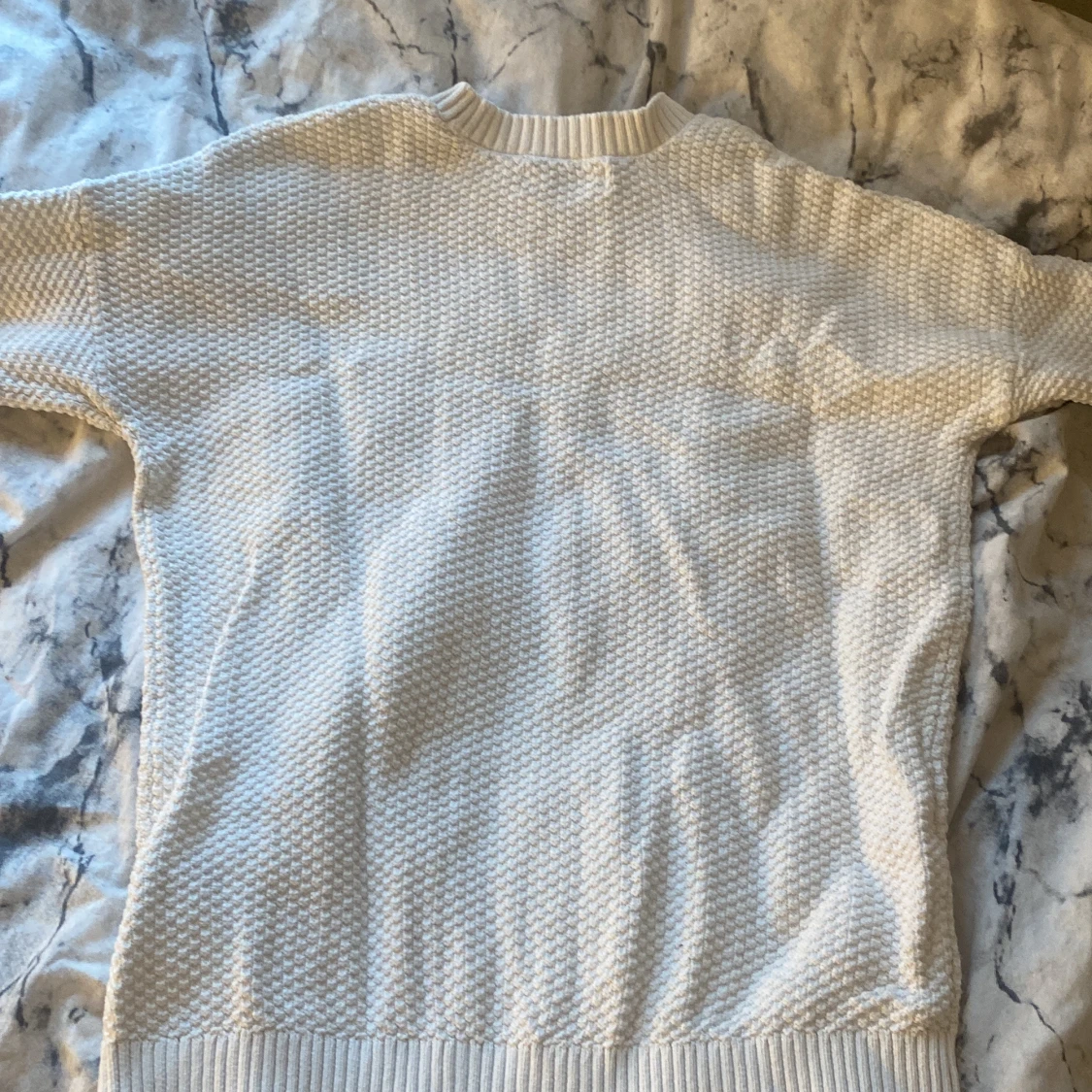 Vit stickad tröja från Hollister - 2