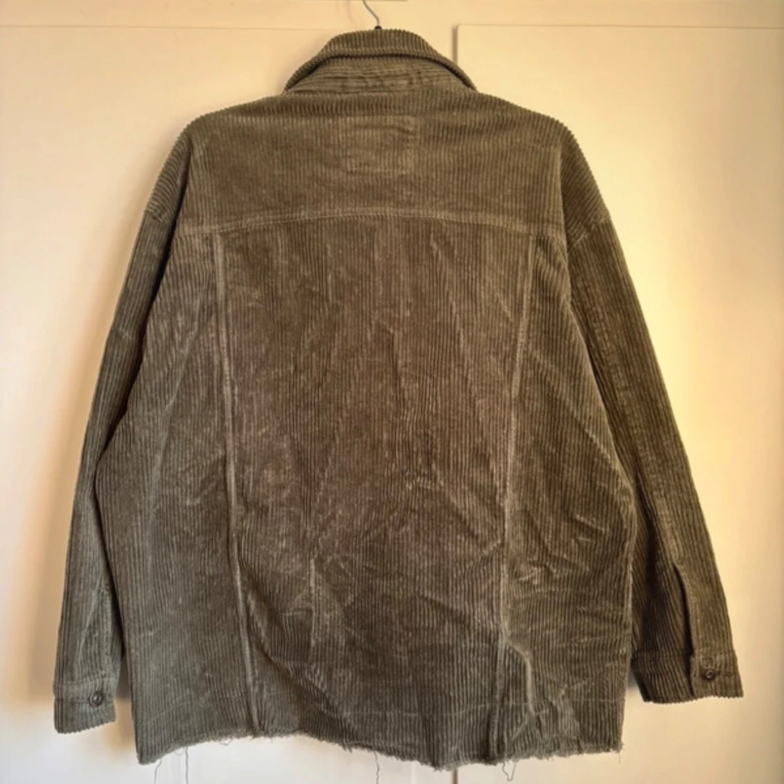 Olivgrön manchesterjacka - 1