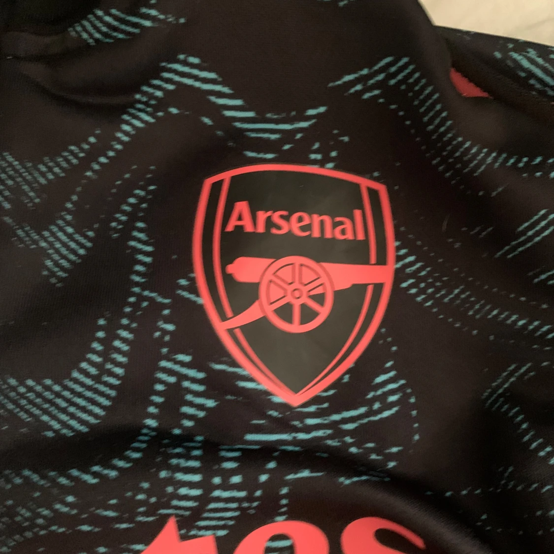 Svart och turkos Arsenal tjocktröja - 3