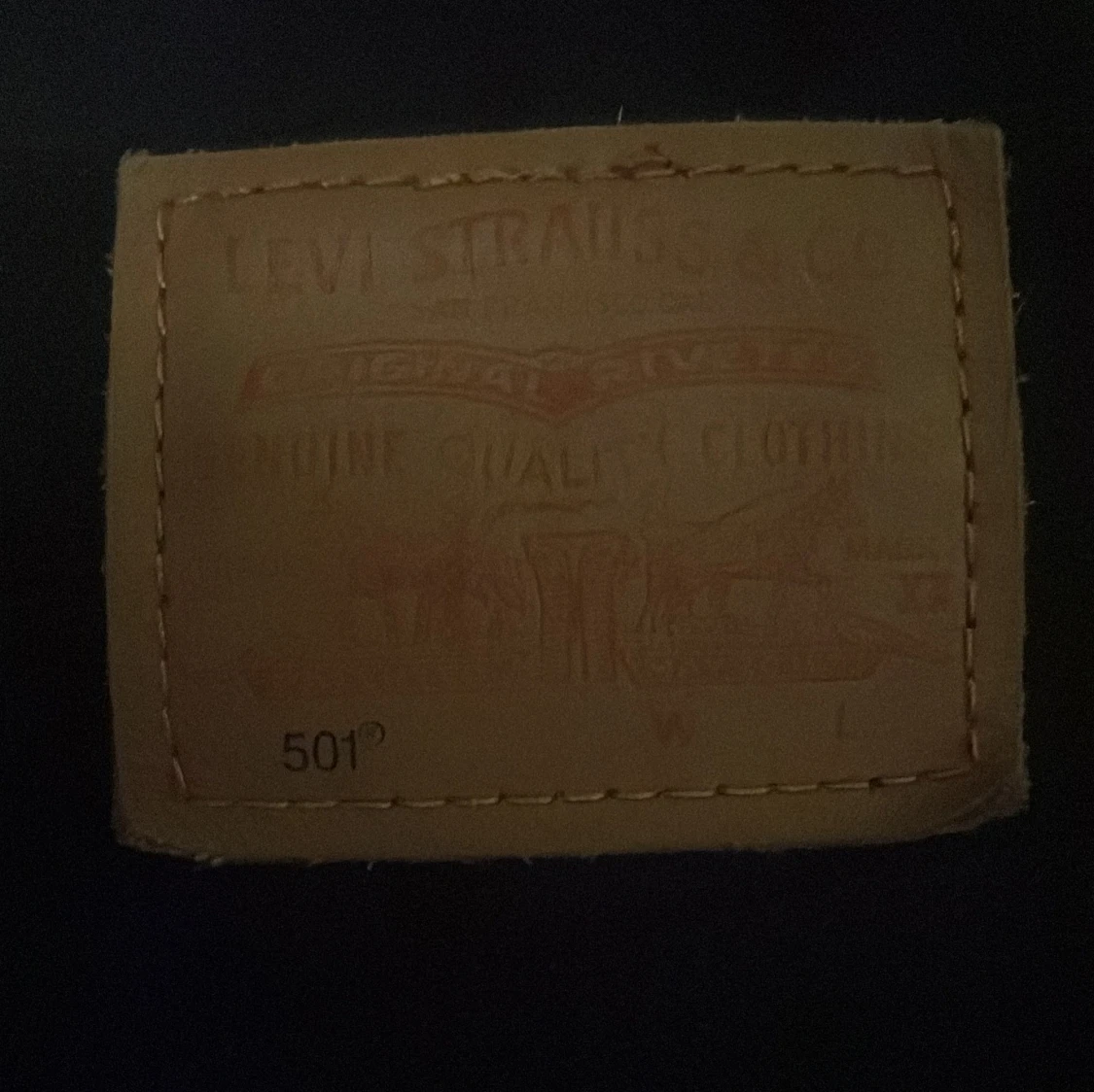 Svarta Levis 501 jeans - 1