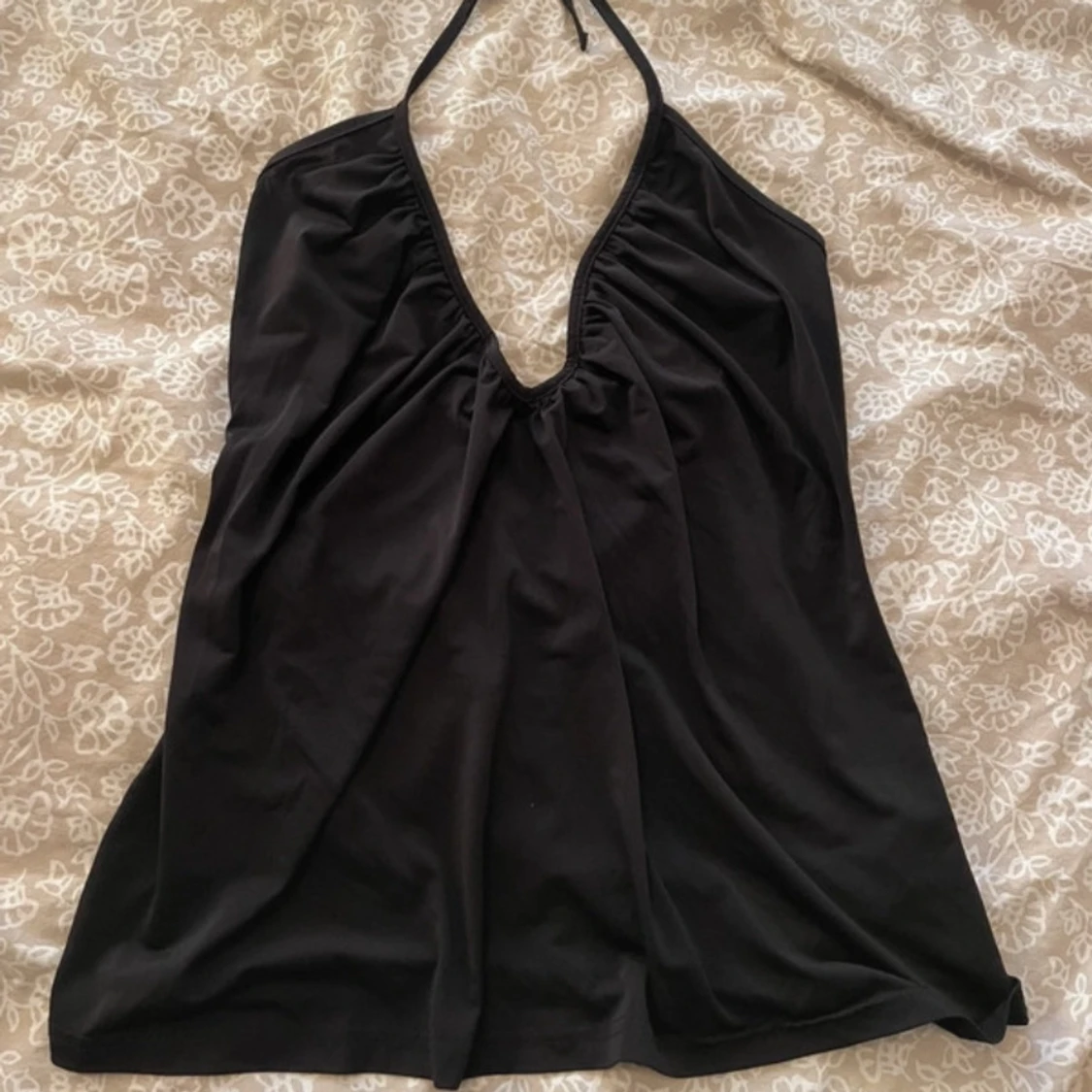 Svart halterneck linne - 1