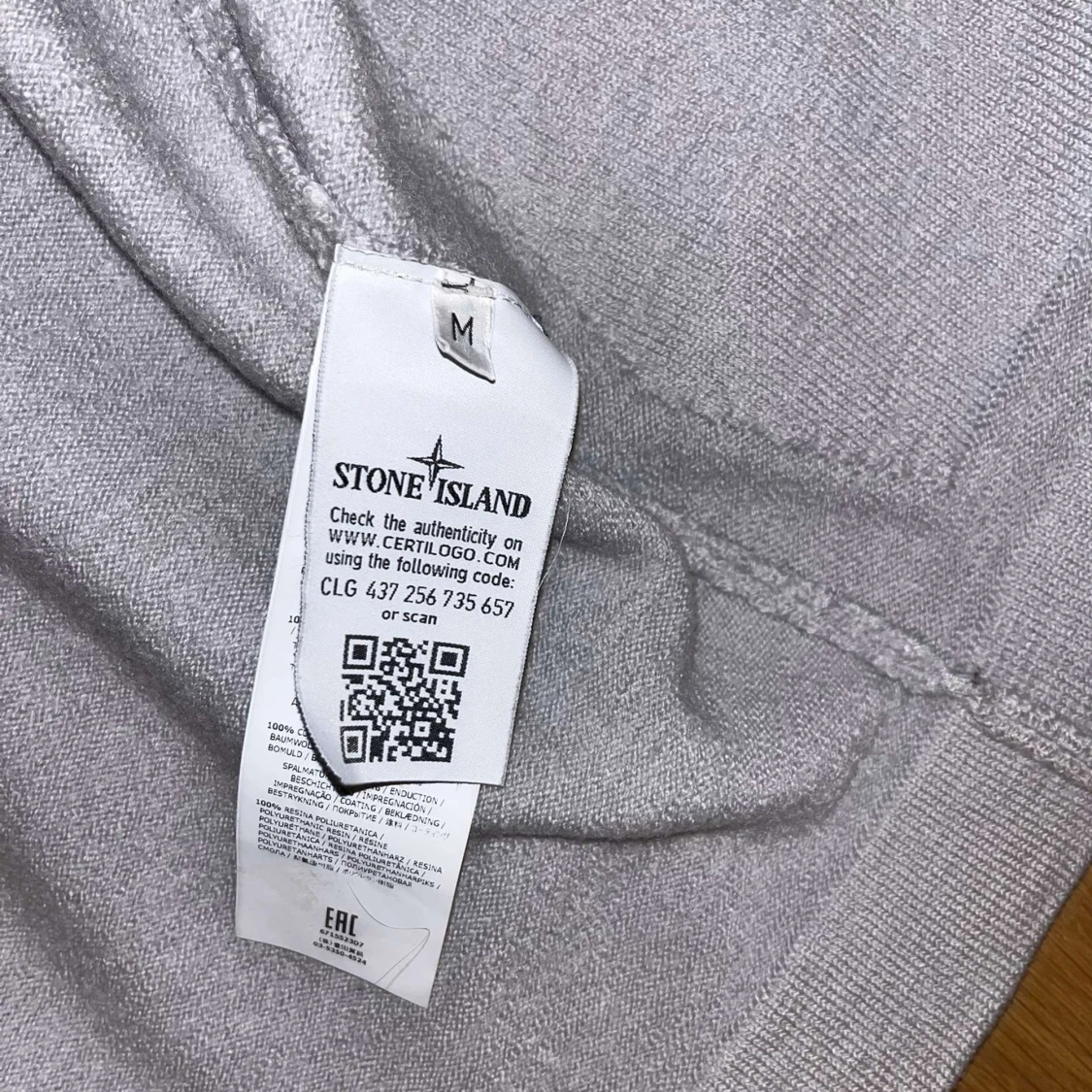 Grå hoodie från Stone Island - 3