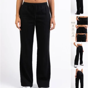 Svarta linnebyxor från Madlady - Snygga svarta linnebyxor från madlady. Storlek XS TALL. Oanvända. Original pris 599. 