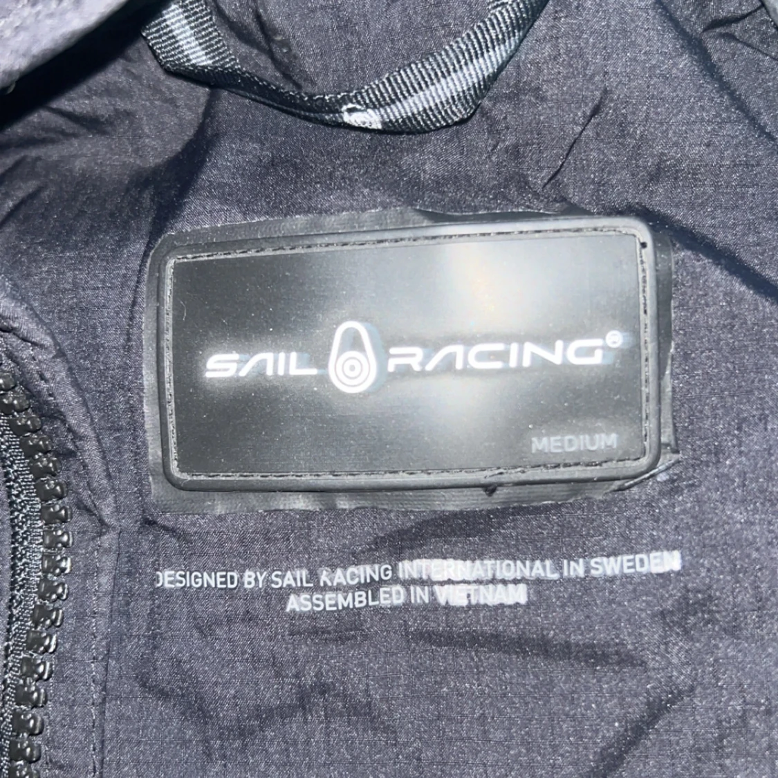 Sail racing jacka black logo - 2