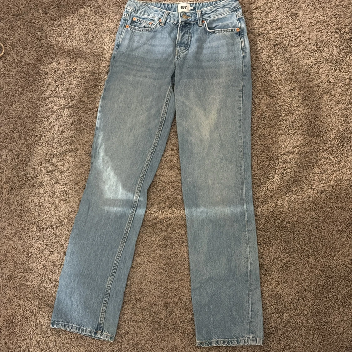 Lågmidjade straight jeans - 90
