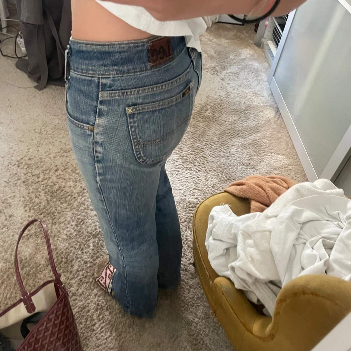 Lågmidjade jeans  - 91