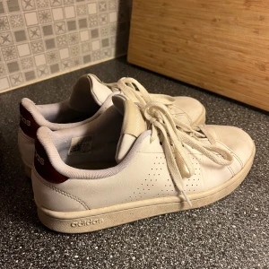 snygga adidas skor i vinröd - säljer nu mina jätte snygga adidasskor så dom inte kommer till användning, dom är i 8/10 skick då dom har lite väck framtill. dom är inte tvättade men tvättar dom såklart innan frakt! (passar 40)