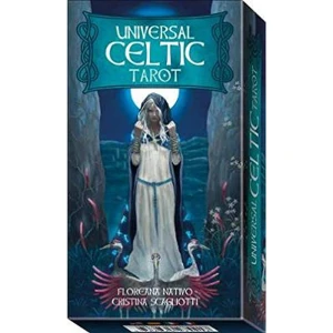 Universal Celtic Tarot - This deck combines the tradition of tarot with ancient Celtic legends to create a powerfully magical atmosphere. Based on traditional meanings, these cards open a world of meaning and wisdom, of intricacy and insight, to bring your readings to a new and deeper level. Let your eyes and your mind travel through this mystical world.78 full colour cards &amp; instructions