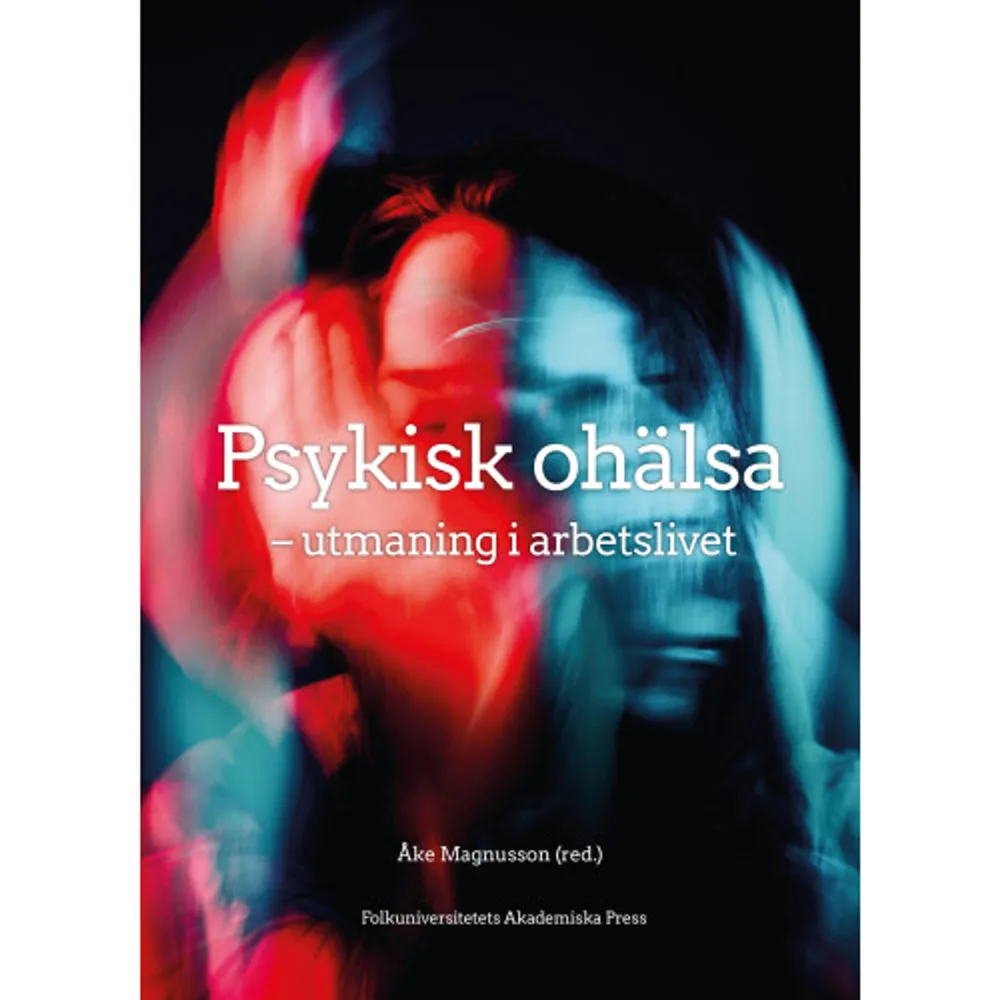 Psykisk ohälsa har blivit en folksjukdom som orsakar individuellt lidande och kostar samhället miljarder. Inte minst är det ett problem i arbetslivet där sjukskrivningarna hotar tillväxt, produktivitet och innovationsförmåga. Hur har det kunnat bli så? Vad kan vi göra åt det som arbetsgivare, chefer, arbetskamrater och individer?Genom att samla röster från forskningen, arbetsmarknadens parter, vården, politiken och dem som själva drabbats vill Psykisk ohälsa – utmaning i arbetslivet (red. Åke Magnusson) fördjupa bilden och öka kunskaperna om ett dilemma som inte har några enkla lösningar.Boken är resultatet av ett samarbete mellan en rad västsvenska aktörer: Handelshögskolan vid Göteborgs universitet, Svenskt Näringsliv, LO, IF Metall, Göteborgsregionen (GR) och Folkuniversitetet.    Format Häftad   Omfång 230 sidor   Språk Svenska   Förlag Folkuniversitetets Akademiska Press   Utgivningsdatum 2023-05-22   Medverkande Monica Bertilsson   Medverkande Gunnar Aronsson   Medverkande Dan Stiwne   Medverkande Fredrik Spak   Medverkande Lisa Björk   Medverkande Stefan Tengblad   Medverkande Agneta Lindegård Andersson   Medverkande Magnus Åkerstöm   Medverkande Mats Eklöf   Medverkande Lotta Vahlne Westerhäll   Medverkande Åke Magnusson   ISBN 9789185359257  . Böcker.