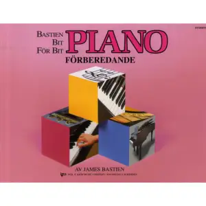 Förberedande bok för Bastiens pianoskola Bit för bit del 1.    Format Häftad   Språk Svenska   Utgivningsdatum 2003-01-01   ISBN 9780849795152  