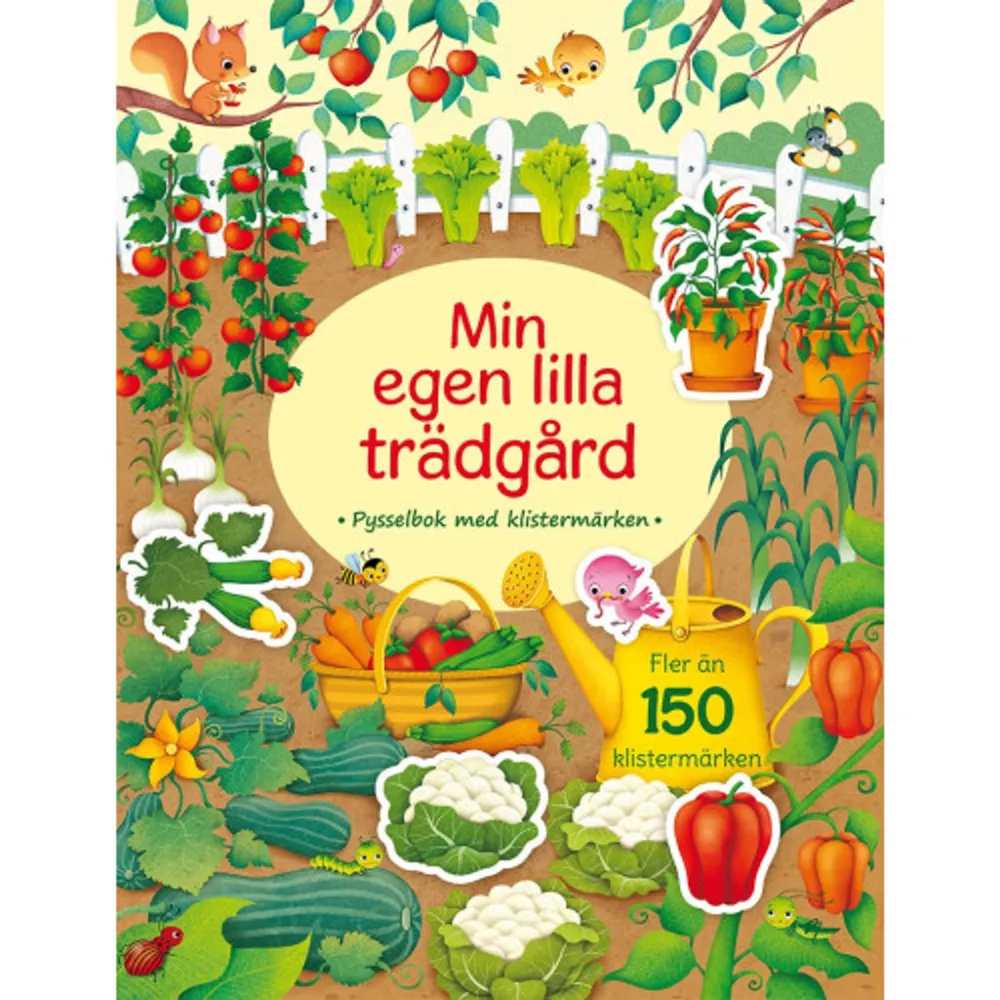 Lär dig hur ett frö blir en mogen frukt och varför en tomat inte är en grönsak. Med mer än 150 fina klistermärken kan du göra i ordning ett växthus och ett eget trädgårdsland.    Format Häftad   Omfång 16 sidor   Språk Svenska   Förlag Tukan förlag   Utgivningsdatum 2019-01-17   Medverkande Fredrica Iossa   Medverkande Karin Johnsson   Medverkande Yasmin Faulkner   Medverkande Francesca Allen   ISBN 9789177834854  . Böcker.