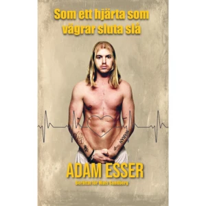 Som ett hjärta som vägrar sluta slå (bok, storpocket) - 25-årige Adam Esser dog under en cykeltur i Spanien 2018. En timme senare började hans hjärta plötsligt åter att slå. Mot alla odds.Läs den unika och fantastiska berättelsen om en ung man som fick sitt liv tillbaka och fick uppleva ett mirakel, efter att ha varit utan puls i över en timmes tid, något som chockerat en stor del av expertisen på området.Det är en gripande, men också inspirerande historia om hopp och förtvivlan, smärta och glädje, sjukdom och läkande.Men även om föräldraskap, fotboll, musik, kärlek - och hur livet kan bli större, bättre och vackrare för den som en gång fått känna av dess oerhörda skörhet.En bok om att tro på livet. En bok om att fortsätta kämpa. En bok om att vägra ge upp. Läs historien om Adam Esser, ett livs levande mirakel.Sagt om boken:"Stark berättelse om att aldrig ge upp, Esser var en gång i tiden lovande målvakt i IFK Göteborg."  Olof Lundh, Fotbollskanalen."En fantastiskt historia, en fin och stark bok måste jag säga. En bok med ett starkt anhörigperspektiv."  Kristin Kaspersen i podden "Nyfiken på"."En fantastisk historia, en stark berättelse om ett mirakel. Boken är verkligen spännade att läsa!"  Malou von Sivers i "Malou efter tio". Utdrag från boken:Dagen som Adam ska dö är en strålande dag. Lika eländig som november tenderar att vara i Sverige, lika inbjudande är kusten i sydöstra Spanien denna lördag hösten 2018. Adam landade in i Alicante från Stockholm dagen innan, sedan direkt vidare till den lilla bergsbyn Polop De la Marina. Hans pappa Klaus har varit på plats några dagar och räknat timmarna till Adam ska anlända. Räknat och saknat på det där speciella sättet som föräldrar gör och som barn inte riktigt kan förstå förrän de själva plötsligt är föräldrar. Planen är några dagar med cykling och umgänge mellan far och son. Det är vindstilla, morgonsolen värmer och det klarblå Medelhavet syns från altanen när Klaus och Adam dukar fram kaffe, mackor och färskpressad juice från apelsiner inplockade direkt från trädgården. Adam tar ett foto och skickar till mamma Anna i Göteborg. Skickar iväg fotot med kommentaren ”Undrar om jag är lika pigg i eftermiddag efter cykelturen :)”.  Även om Adam endast ska stanna över helgen är sol och ledighet en välkommen kontrast till vardagen i Stockholm. Jobbet som skattejurist är, som många andra jobb, krävande, arbetsdagarna är periodvis långa och han har jobbat hårt varför ett miljöombyte är både välkommet och välbehövligt. Inför resan har han kört extra cykelpass på sitt lokala gym och skaffat ny utrustning av märket Rapha, ett par cykelbyxor och en kortärmad, svart cykeltröja. Dagens träningspass utmanar med samma bergsklättringar som en av etapperna från förra årets Vuelta de España, det landsomfattande spanska cykelloppet. Nu ladda. Fokus. Njut.  Träning har alltid varit en viktig del i Adams liv. Som tonåring elitsatsade han på fotboll och spelade i Blåvitt, dvs IFK Göteborg. Efter att han slutat med fotbollen har cykling istället blivit hans passion gällande träning. Förutom att träningen både är rolig och en del av Adams identitet så finns det ytterligare ett bra skäl för honom att hålla sig vältränad. Han föddes nämligen med ett hjärtfel och genomgick som femåring en stor hjärtoperation. I ytterligare en stor operation fick Adam en ny hjärtklaff när han var 15 år. Omfattande men absolut nödvändiga operationer utan vilka Adam sannolikt inte skulle överleva, än mindre kunna leva det aktiva liv han valt med elitidrott, krävande studier och hårt jobb.  Hela familjen - Adam, pappa Klaus, mamma Anna och lillasyster Emilia - har alltid varit högst medveten om Adams hjärtproblem, och han har ända sedan han föddes gått på regelbundna uppföljningar hos sina läkare på Östra Sjukhuset i Göteborg, där han med åren blivit en omtyckt patient. Beskeden från hans kardiolog är numera goda, allt ser bra ut, lev som vanligt och träna som vanligt har budskapet varit. Och att äta frukost i solen i Spanien i november är ett bra sätt att leva. Inte ett moln på himlen - förutom den där detaljen att Adam ska dö samma dag.     Format Storpocket   Språk Svenska   Utgivningsdatum 2021-01-20   Medverkande Adam Esser   ISBN 9789151980713  