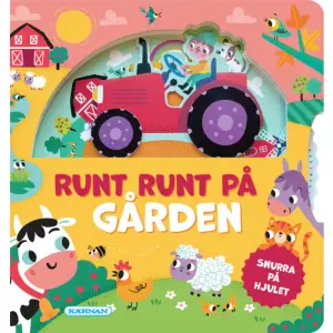 Följ med bonden i traktorn när han kör runt på gården till de olika djuren. Snurra på hjulet på sidan av boken, så rör sig traktordäcken.    Format Board book   Omfång 12 sidor   Språk Svenska   Förlag Egmont Story House   Utgivningsdatum 2024-01-19   Medverkande Annette Voigt   ISBN 9789157034083  