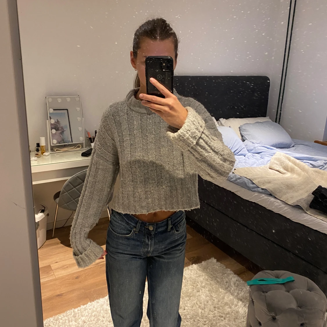 Stickad tröja hm - 91