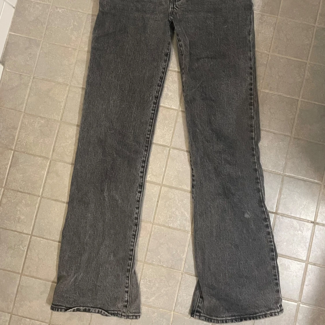 Lågmidjade bootcut jeans - 92
