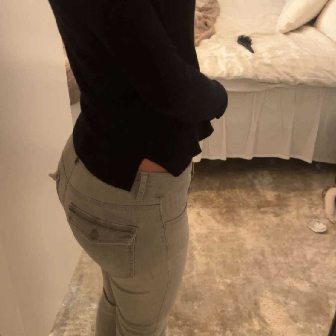 Lågmidjade jeans