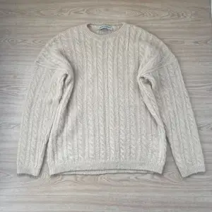 Amazing oversized soft wool and alpaca knit from Our Legacy. Italian yarn and a nice cream color. Completely sold out. The knit has been gently used and is still in excellent condition. Tagged 48, fits M-L. Boxy & wide. 