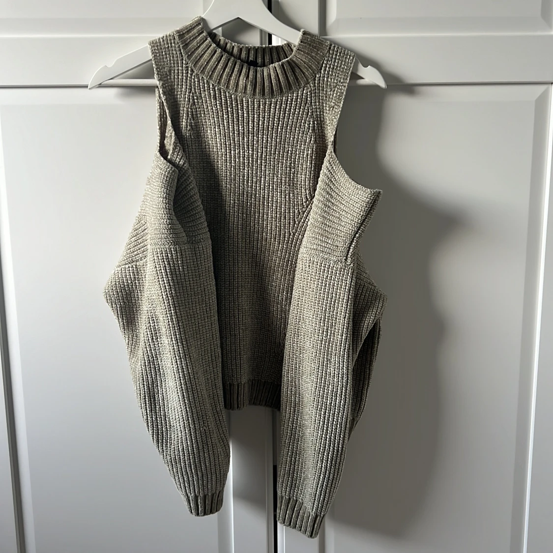 Grön stickad tröja från H&M