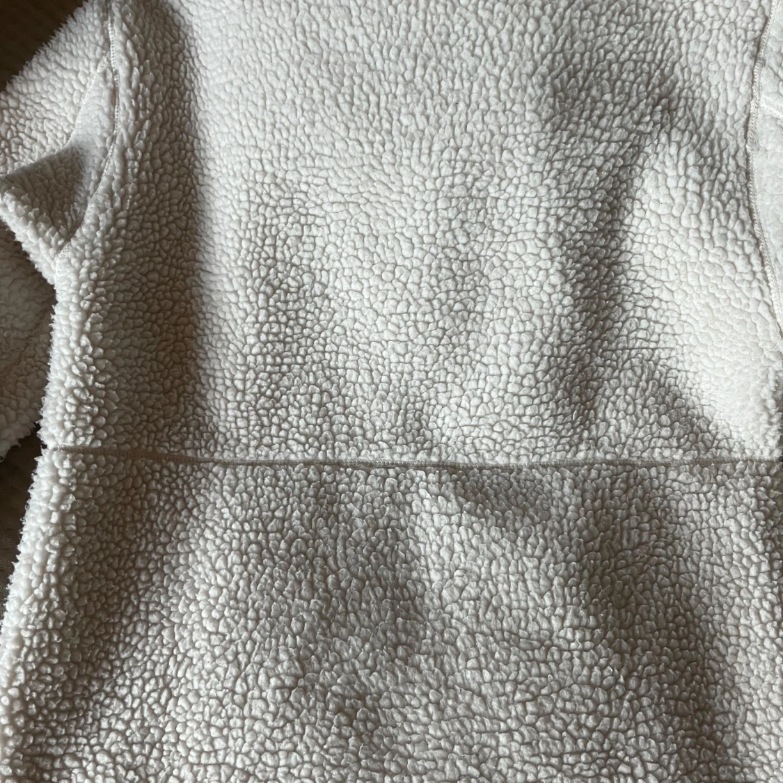 Vit teddyjacka  - 90