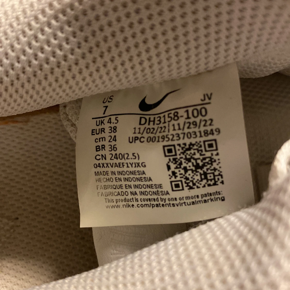 Vita Nike Air sneakers - 93